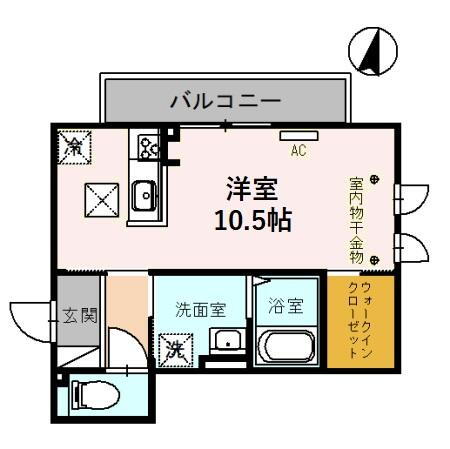 石川県金沢市松村５ ワンルーム アパート 賃貸物件詳細