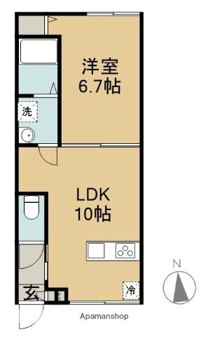 宮崎県宮崎市一の宮町 宮崎駅 1LDK アパート 賃貸物件詳細