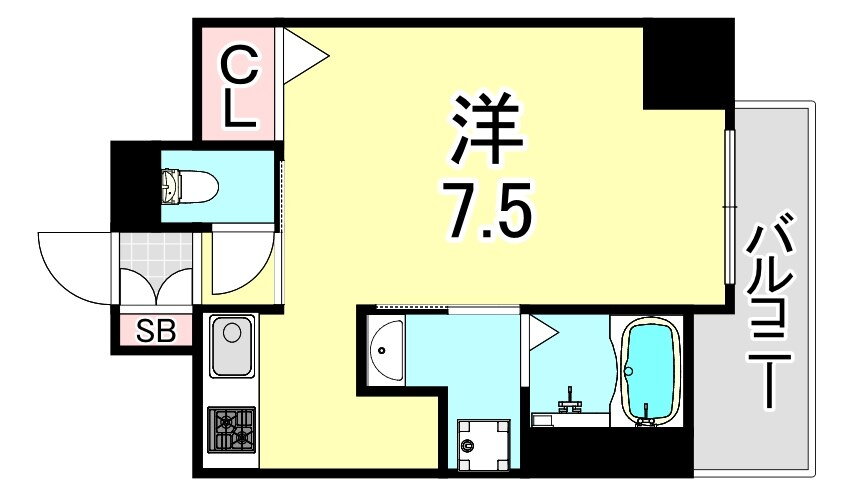 兵庫県神戸市兵庫区三川口町２ 兵庫駅 1K マンション 賃貸物件詳細