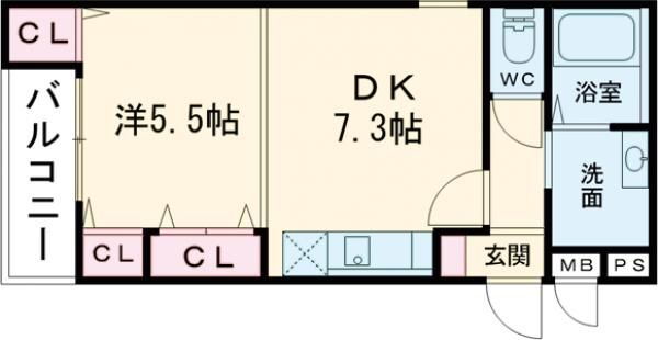大阪府堺市西区浜寺公園町３ 浜寺公園駅 1DK アパート 賃貸物件詳細