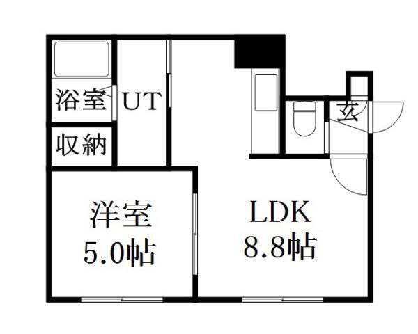 北海道札幌市白石区東札幌四条５ 白石駅 1LDK マンション 賃貸物件詳細