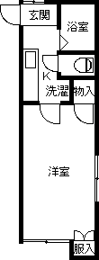 新潟県新潟市東区東明７ 越後石山駅 1K アパート 賃貸物件詳細