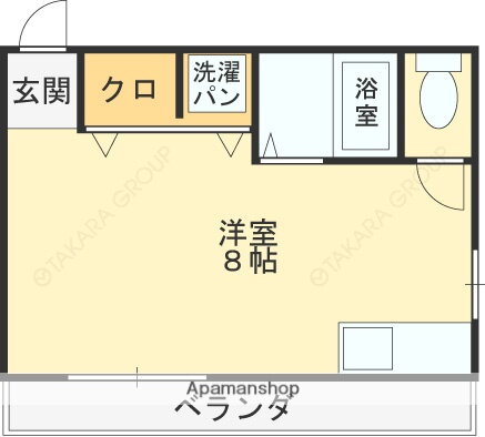 阪口マンション 3階 ワンルーム 賃貸物件詳細