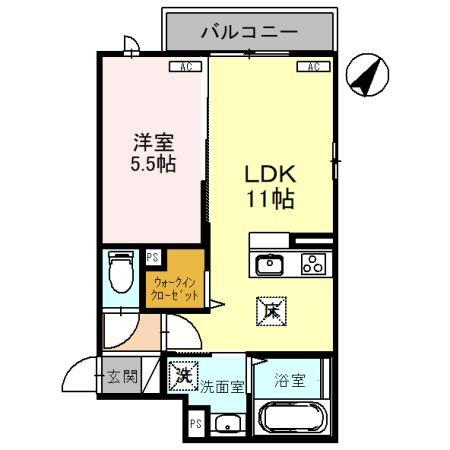 Ｄ－Ｒｅｓｉｄｅｎｃｅ諸江町Ｃｏｒａｚｏｎ 1階 1LDK 賃貸物件詳細