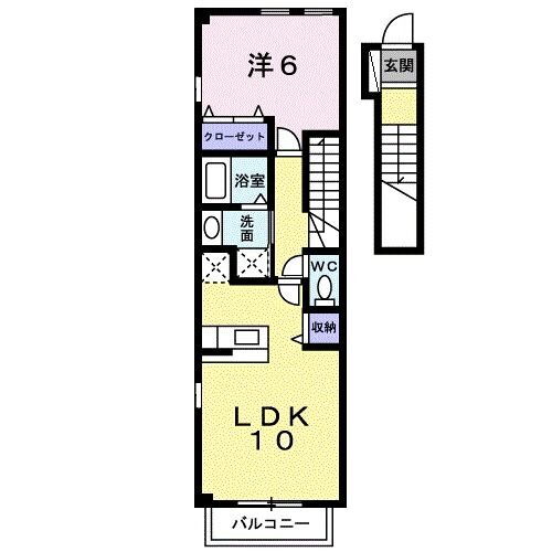 岡山県倉敷市玉島長尾 新倉敷駅 1LDK アパート 賃貸物件詳細
