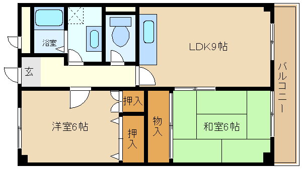 兵庫県姫路市北条宮の町 姫路駅 2LDK マンション 賃貸物件詳細