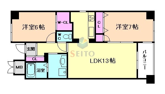 大阪府大阪市淀川区三国本町３ 三国駅 2LDK マンション 賃貸物件詳細