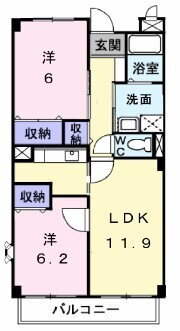 福島県郡山市字賀庄 安積永盛駅 2LDK マンション 賃貸物件詳細