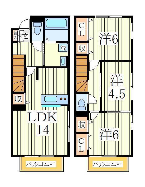 千葉県柏市宿連寺 北柏駅 3LDK アパート 賃貸物件詳細