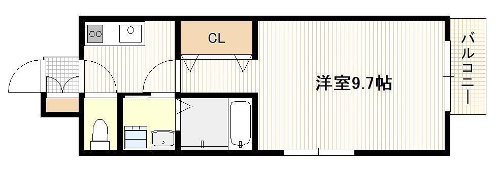 広島県広島市佐伯区五日市中央３ 楽々園駅 1K マンション 賃貸物件詳細