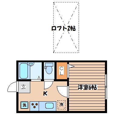 宮城県仙台市宮城野区平成１ 陸前原ノ町駅 1K アパート 賃貸物件詳細