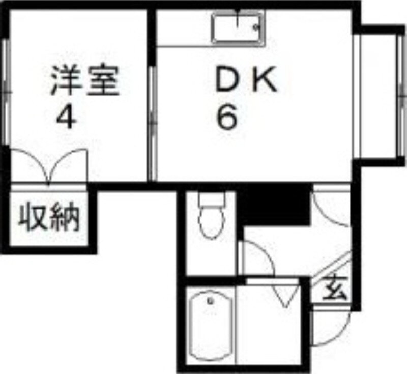 北海道札幌市白石区菊水八条３ 菊水駅 1DK アパート 賃貸物件詳細