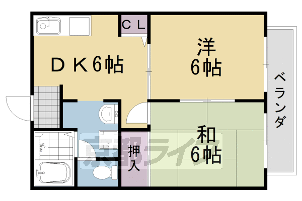 京都府京都市西京区松室吾田神町 上桂駅 2DK アパート 賃貸物件詳細