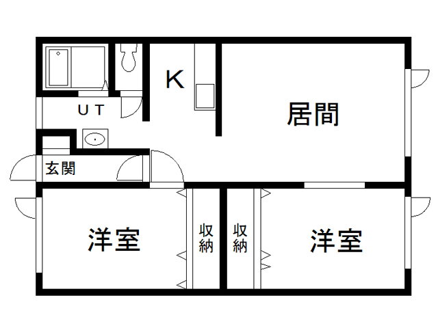 北海道旭川市永山二条１５ 2LDK アパート 賃貸物件詳細