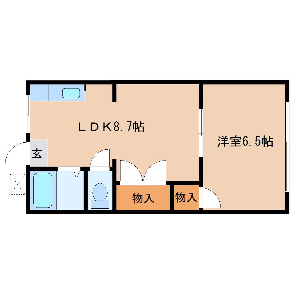 奈良県奈良市三条大路２ 新大宮駅 1LDK アパート 賃貸物件詳細