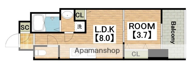 大阪府堺市北区中百舌鳥町６ なかもず駅 1LDK マンション 賃貸物件詳細