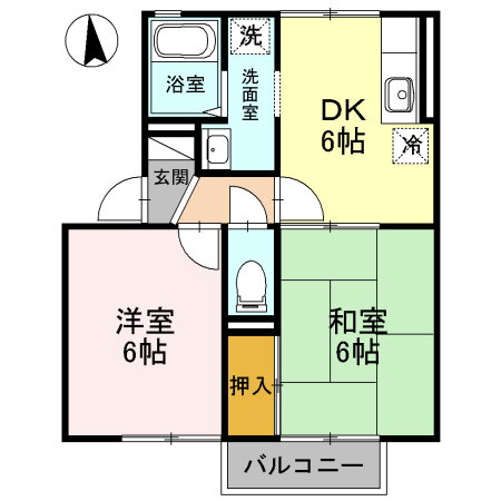 石川県金沢市大友１ 割出駅 2DK アパート 賃貸物件詳細