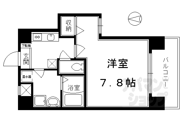 京都府京都市東山区三町目 三条駅 1K マンション 賃貸物件詳細