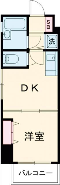 ライオンズシティ府中 2階 1DK 賃貸物件詳細