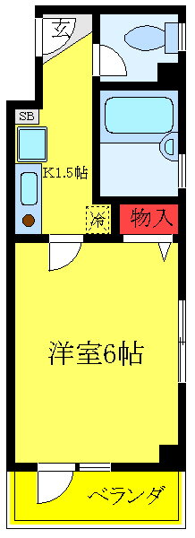 東京都板橋区本町 板橋本町駅 1K マンション 賃貸物件詳細