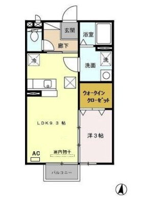佐賀県鳥栖市姫方町 田代駅 1LDK アパート 賃貸物件詳細