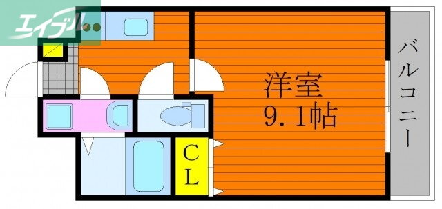 岡山県岡山市南区西市 備前西市駅 1K マンション 賃貸物件詳細