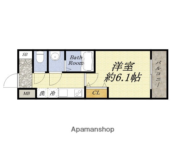 大阪府大阪市港区波除６ 弁天町駅 1K マンション 賃貸物件詳細