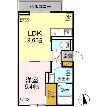 Ｄーｒｏｏｍ弁天３丁目　Ｃ 3階 1LDK 賃貸物件詳細