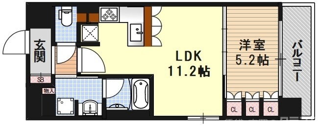 リーガル京都西陣ＩＩ 6階 1LDK 賃貸物件詳細