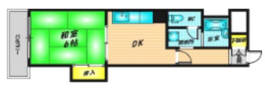 大阪府大阪市淀川区東三国２ 東三国駅 1DK マンション 賃貸物件詳細