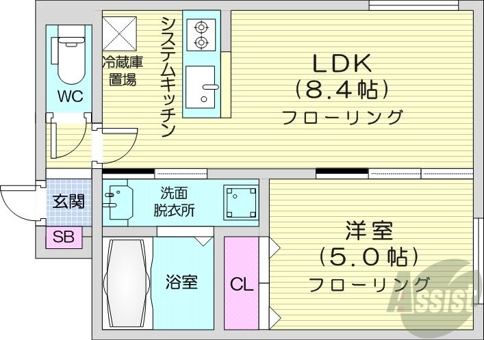 北海道札幌市豊平区美園十条５ 美園駅 1LDK マンション 賃貸物件詳細