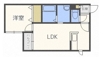 ポルトボヌール菊水 3階 1LDK 賃貸物件詳細