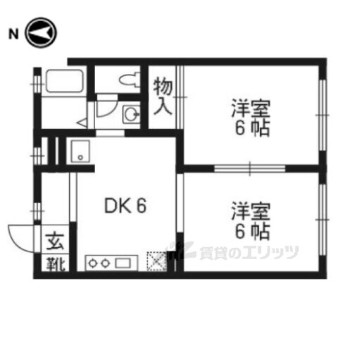 京都府京都市下京区屋形町 京都駅 2DK アパート 賃貸物件詳細