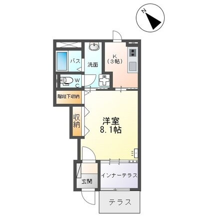 群馬県前橋市西片貝町４ 片貝駅 1K アパート 賃貸物件詳細