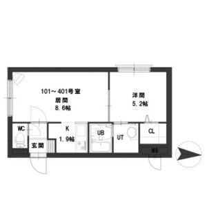 北海道札幌市中央区北七条西２１ 西２８丁目駅 1LDK マンション 賃貸物件詳細