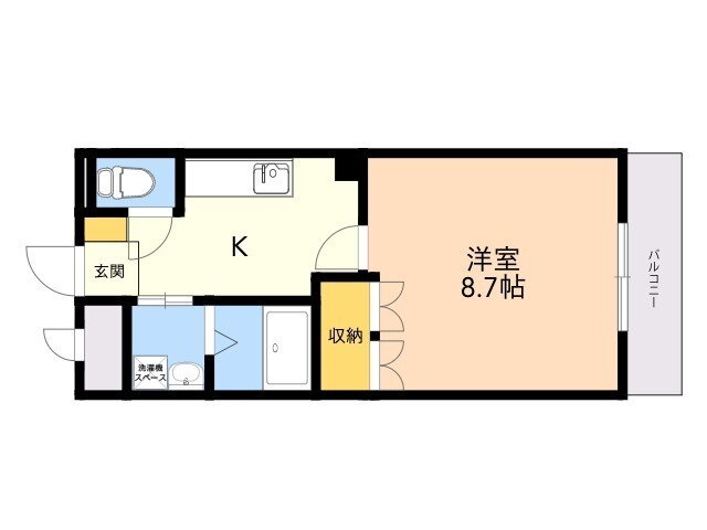 福岡県福岡市東区和白１ 唐の原駅 1K マンション 賃貸物件詳細