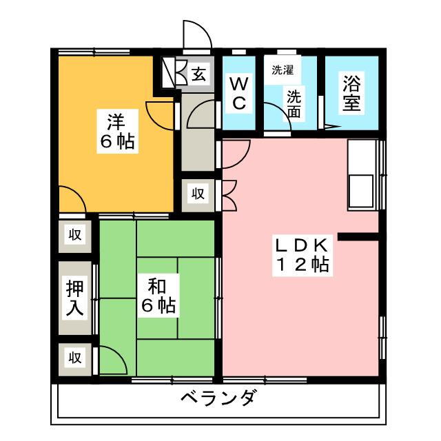 愛知県半田市清城町３ 住吉町駅 2LDK アパート 賃貸物件詳細