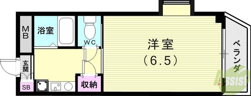兵庫県神戸市垂水区西舞子４ 西舞子駅 1K マンション 賃貸物件詳細