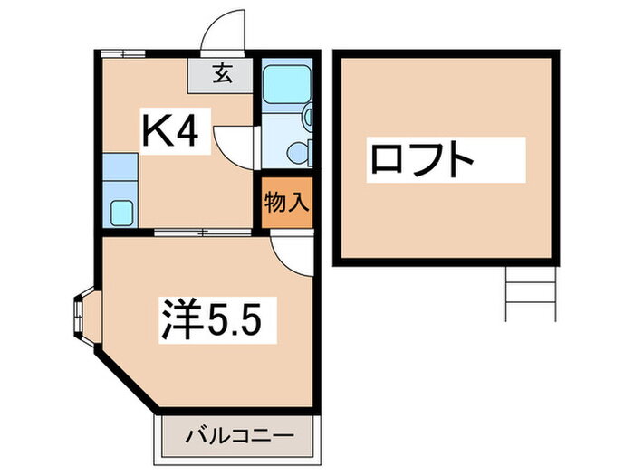 神奈川県大和市中央林間２ 中央林間駅 1K アパート 賃貸物件詳細