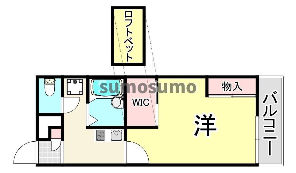 兵庫県尼崎市長洲東通３ 杭瀬駅 1K アパート 賃貸物件詳細