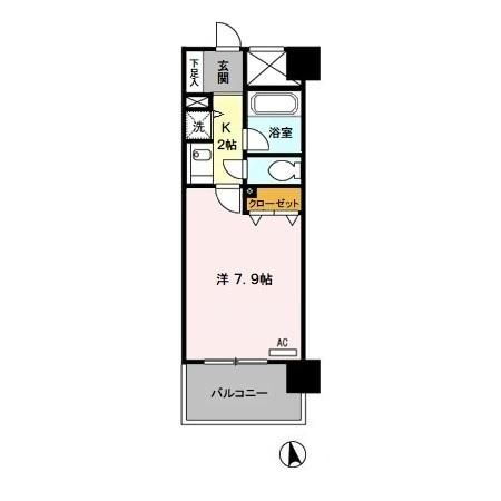 福岡県福岡市中央区港２ 大濠公園駅 1K マンション 賃貸物件詳細