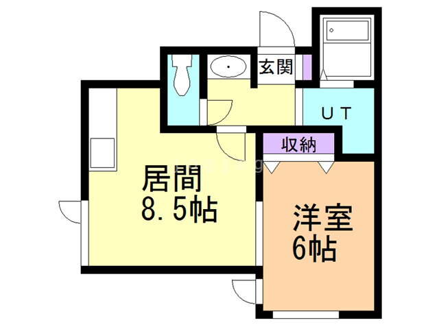 北海道札幌市白石区中央一条４ 東札幌駅 1LDK アパート 賃貸物件詳細
