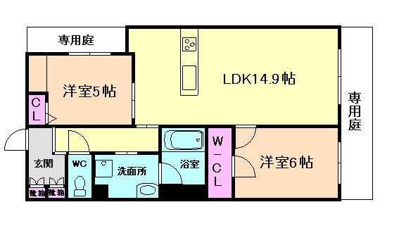 大阪府池田市五月丘１ 池田駅 2LDK マンション 賃貸物件詳細