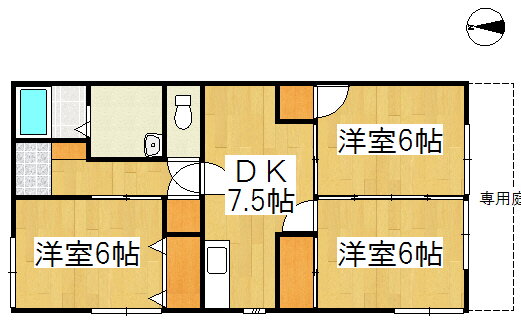 岡山県倉敷市水江 球場前駅 3DK アパート 賃貸物件詳細
