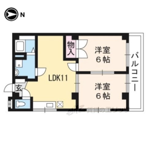 京都府京都市伏見区弾正町 伏見桃山駅 2LDK マンション 賃貸物件詳細