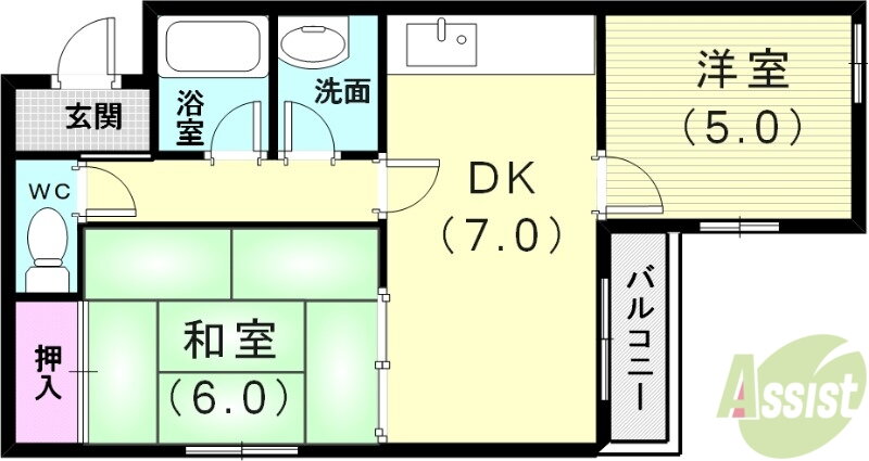 兵庫県神戸市西区持子２ 西明石駅 2DK マンション 賃貸物件詳細