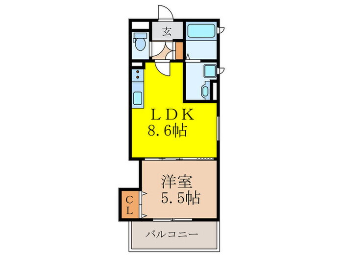 大阪府豊中市永楽荘３ 牧落駅 1LDK アパート 賃貸物件詳細