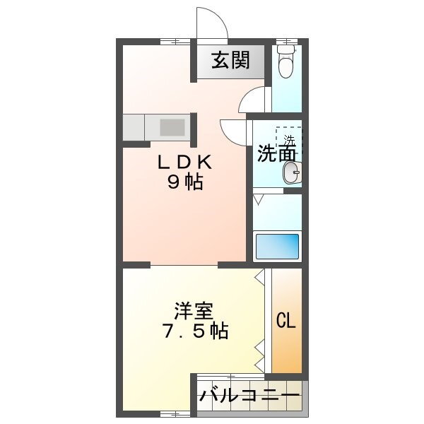 静岡県浜松市中央区和合町 浜松駅 1LDK アパート 賃貸物件詳細