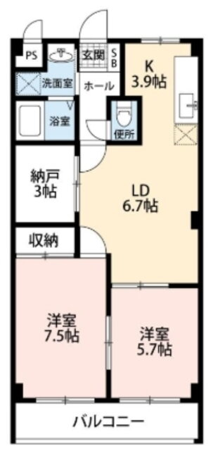 千葉県八千代市ゆりのき台１ 八千代中央駅 2SLDK マンション 賃貸物件詳細