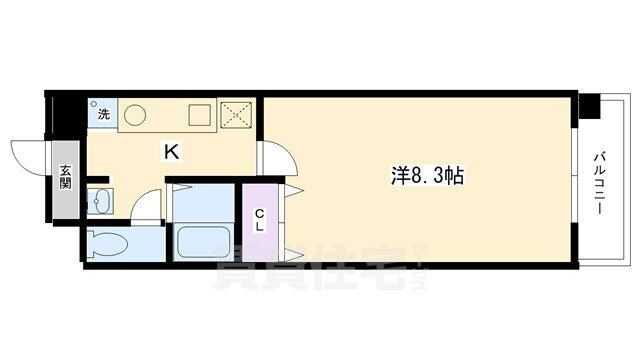 京都府京都市下京区傘鉾町 四条駅 1K マンション 賃貸物件詳細